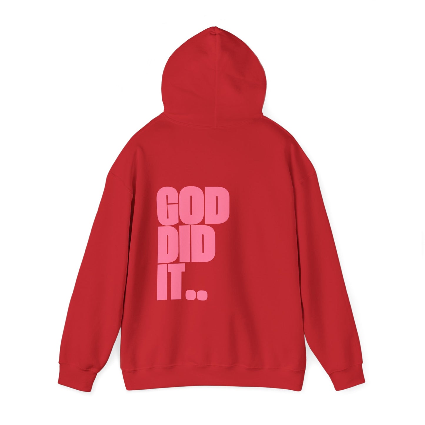 "GOD DID IT" Bold Print Hoodie