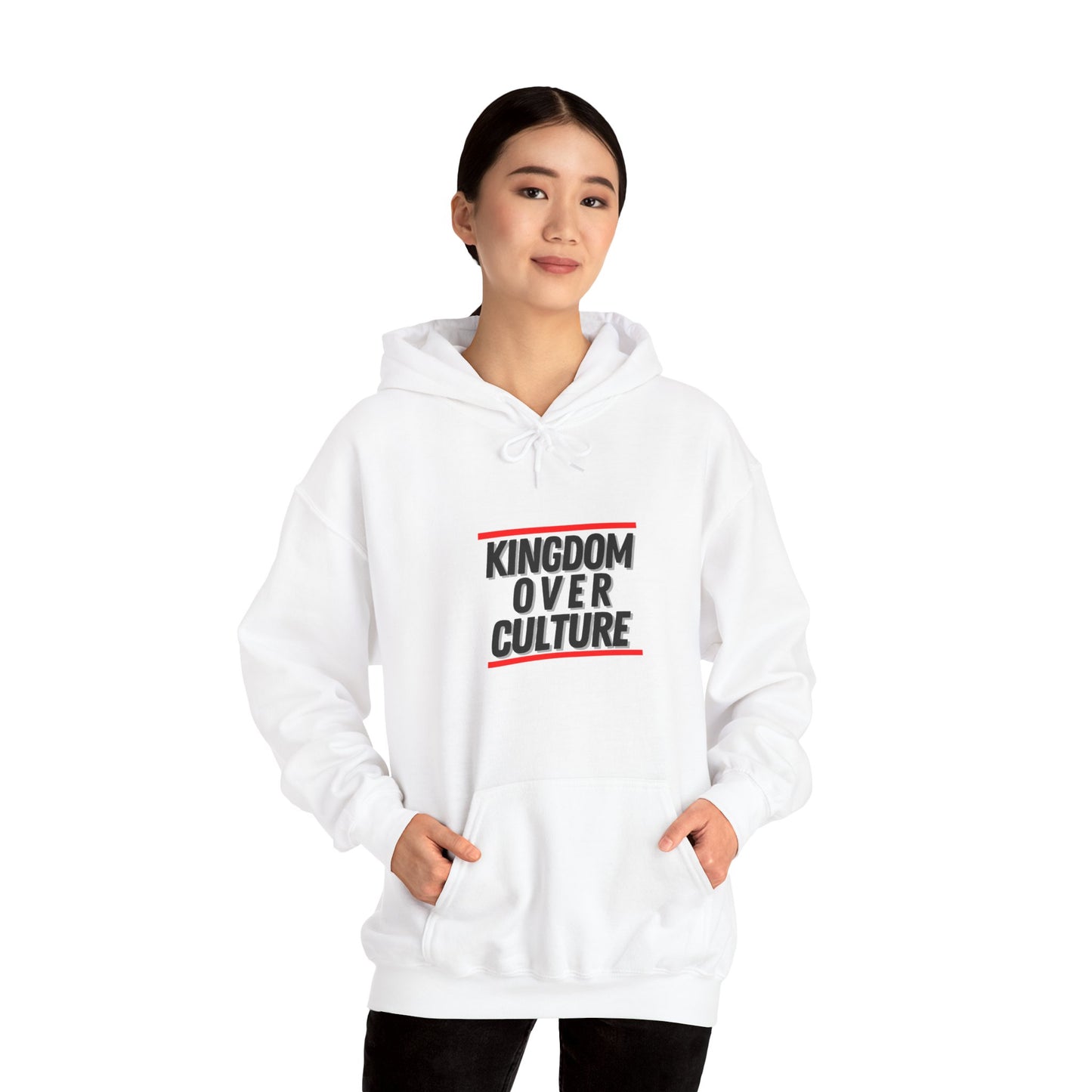 "Kingdom Over Culture" White Hoodie