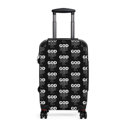 "GOD DID IT" Suitcase