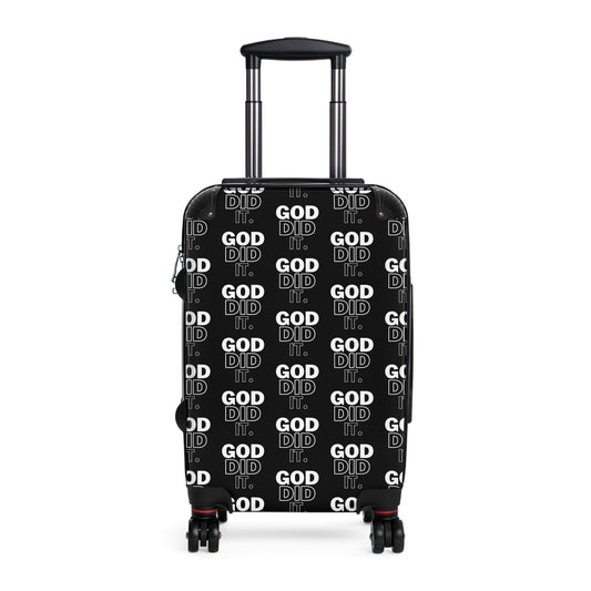 "GOD DID IT" Suitcase