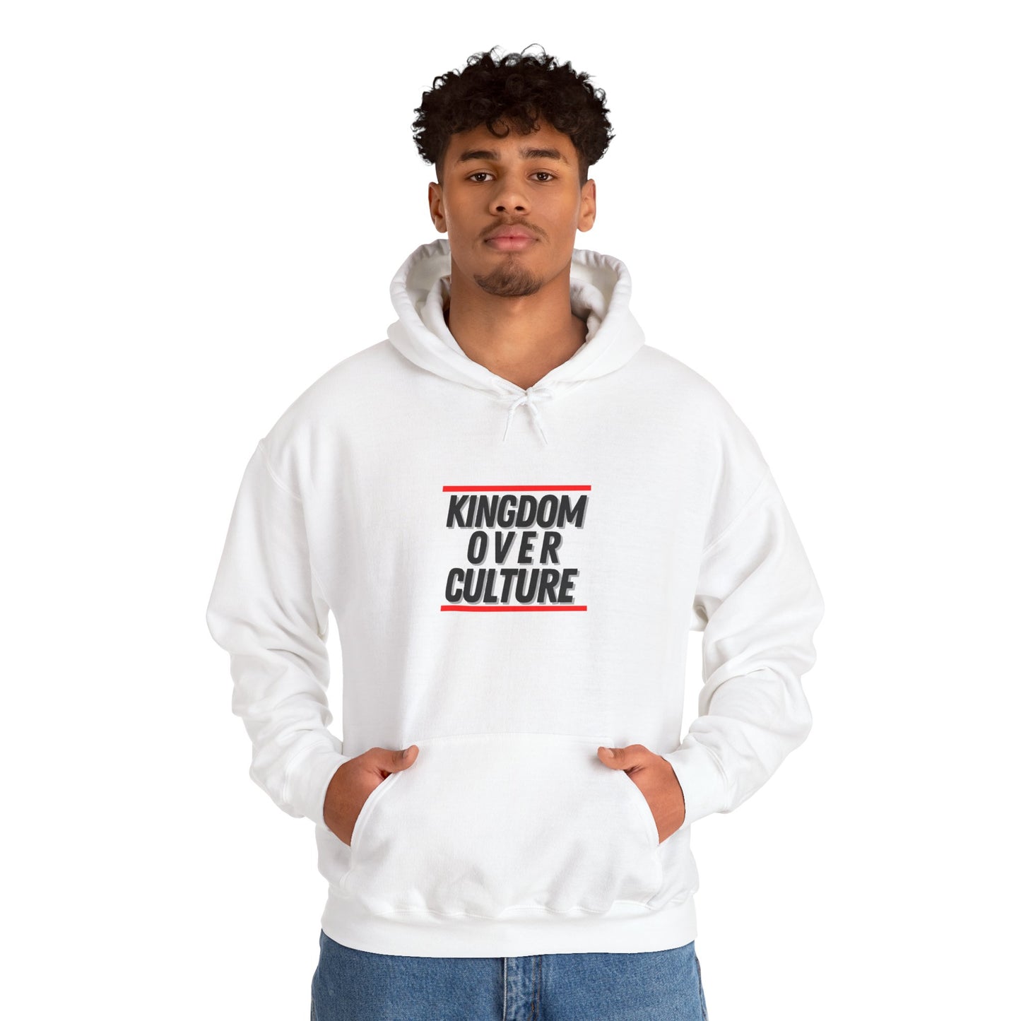 "Kingdom Over Culture" White Hoodie