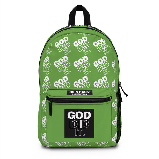 "GOD DID IT" Backpack