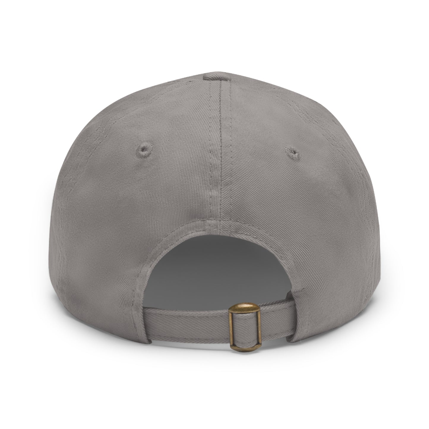 "ONLY JESUS" Dad Hat with Leather Patch (Rectangle)