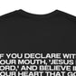 "JESUS IS LORD" Tee