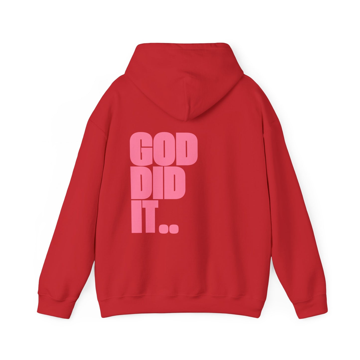 "GOD DID IT" Bold Print Hoodie