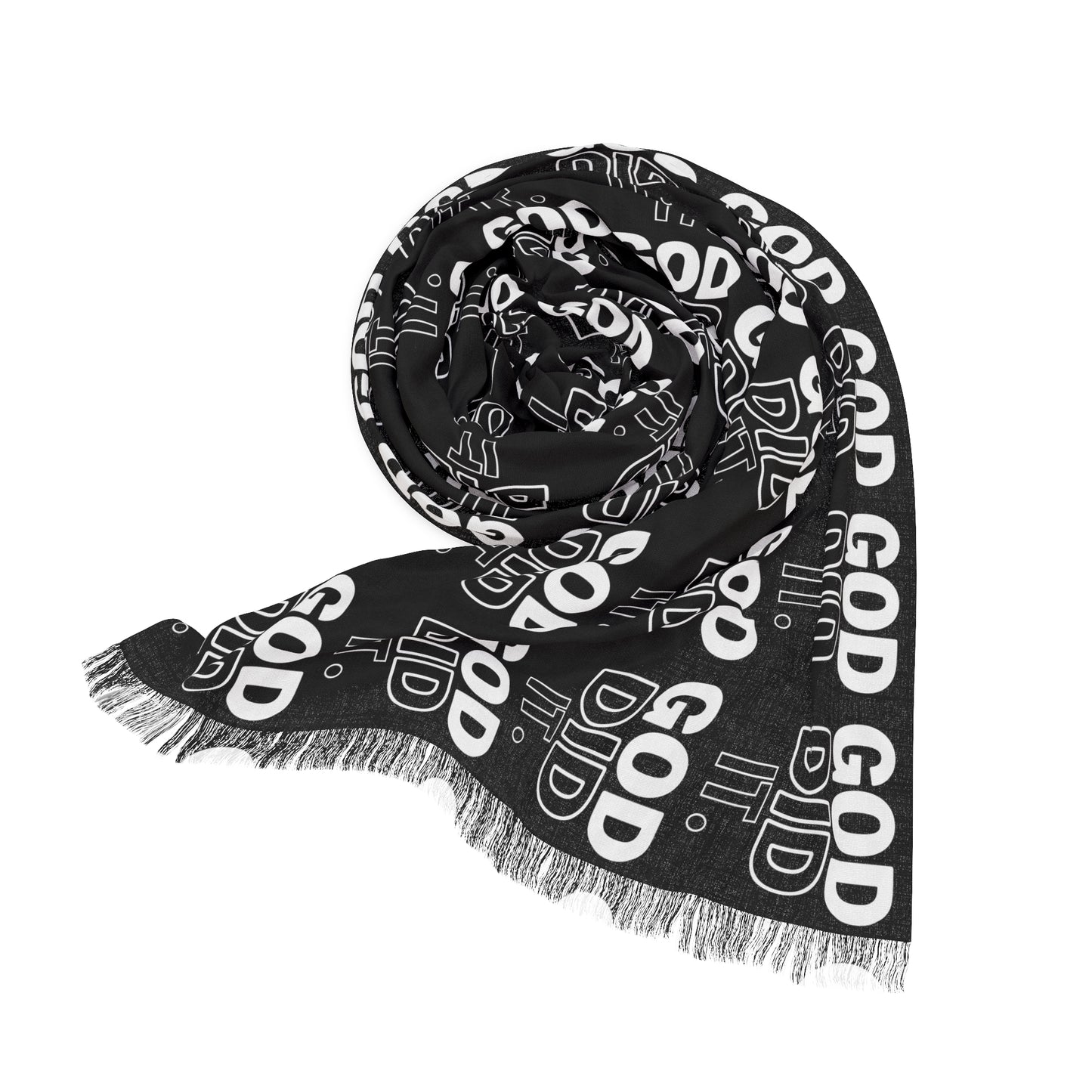 "GOD DID IT" Light Scarf